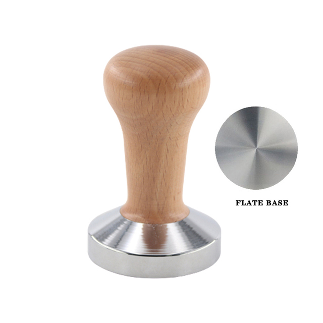Stainless Steel Tamper Rosewood Handle 51mm