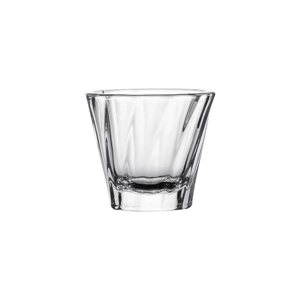 Loveramics | Urban Glass | 70ml Twisted Espresso Glass (Clear)