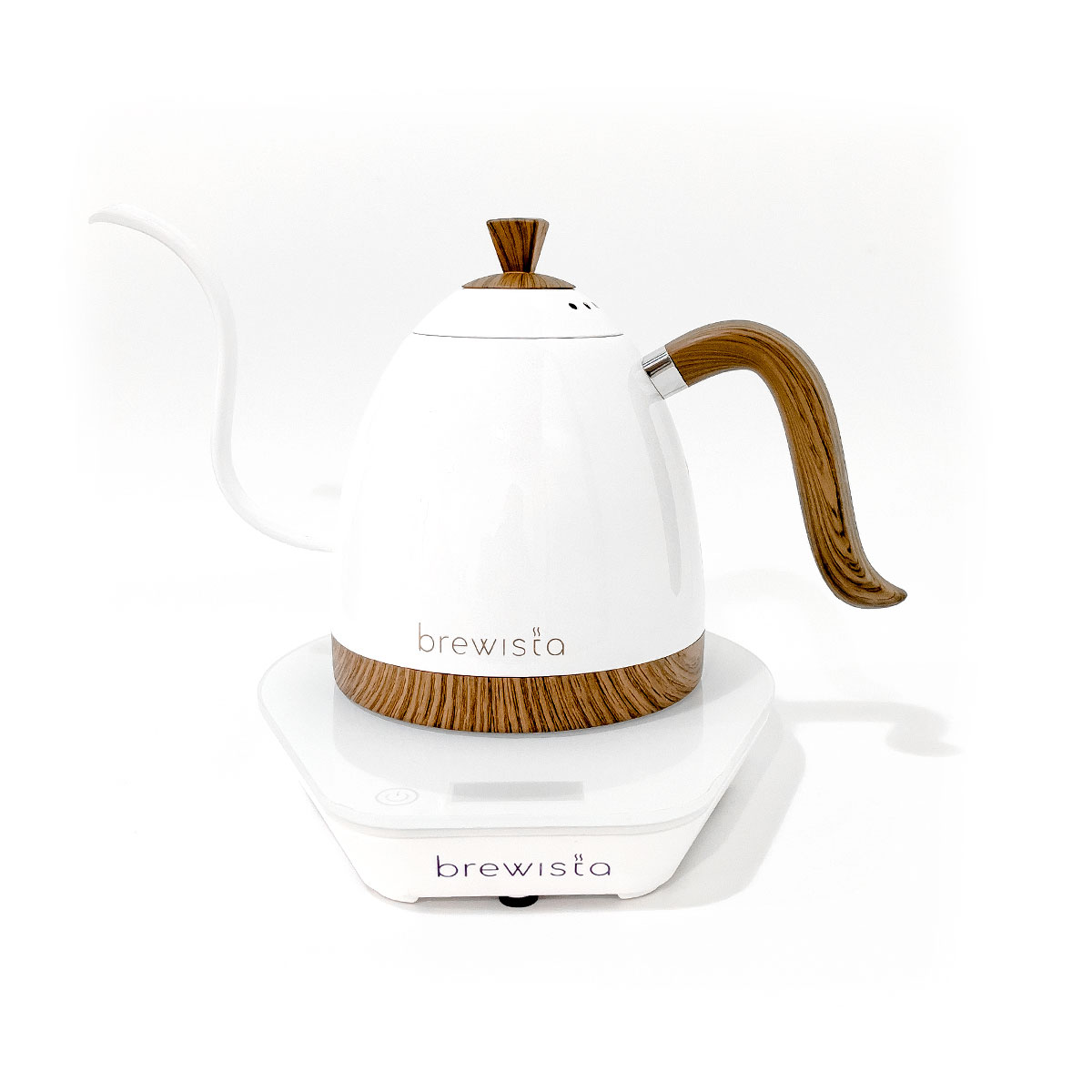Brewista Artisan Gooseneck 600ml Pro Pearl White , White base