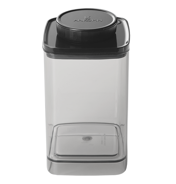 TURN-N-SEAL VACUUM STORAGE CANISTER SEMI BLACK 1.2L