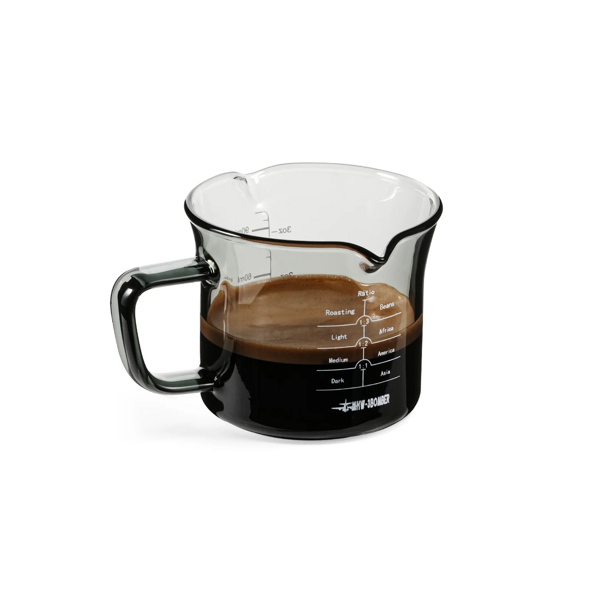 MHW Measuring Cup Double Spout Grey 120ML
