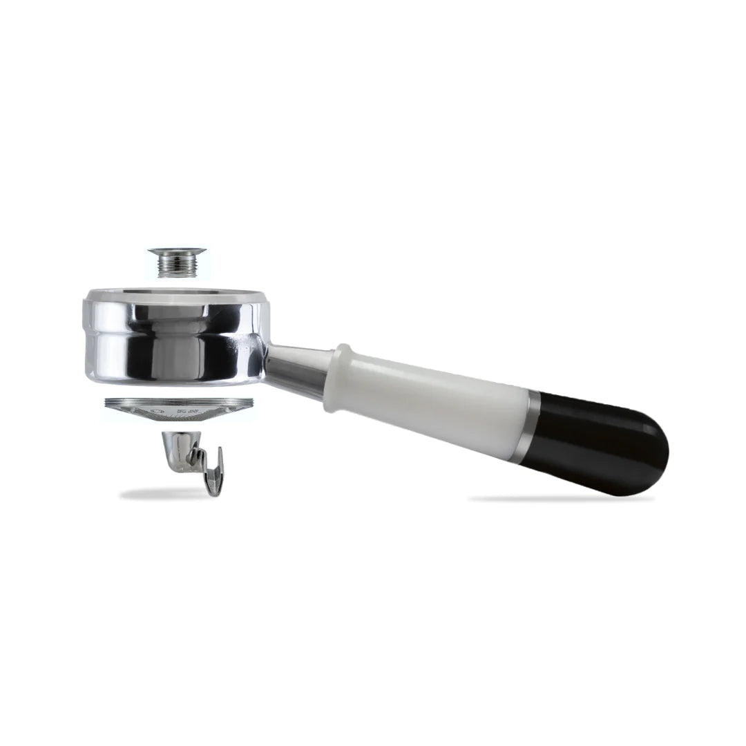 PESADO HYBRID Double Spouted Portafilter LM/E61 - White/Black