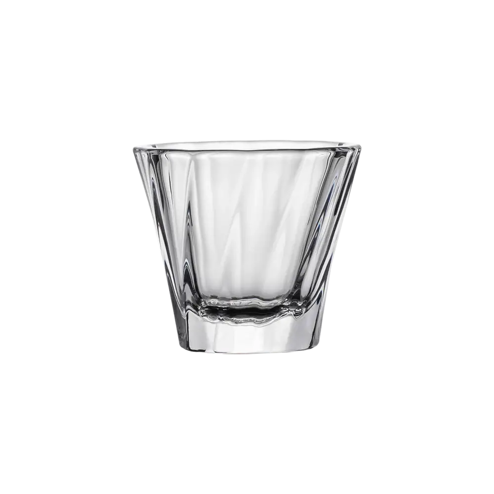 Loveramics | Urban Glass | 120ml Twisted Cortado Glass (Clear)