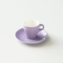 Origami Espresso Cup with Saucer 3oz - Purple
