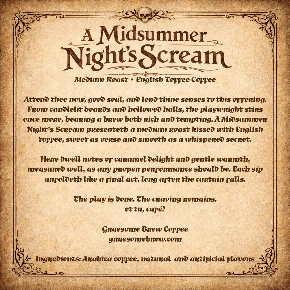 Gruesome | Midsummer Nights Scream - English Toffee