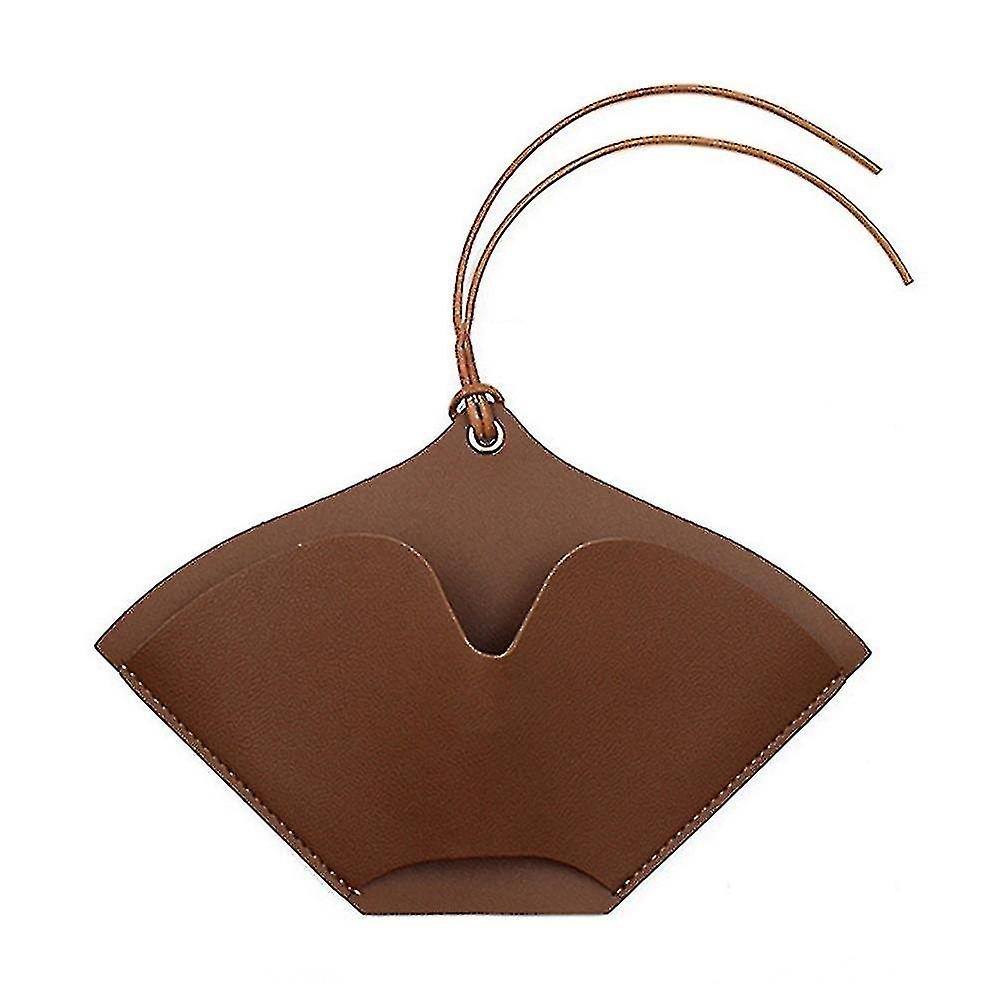 Coffee V60 Filter Holder, Leather Case - Brown