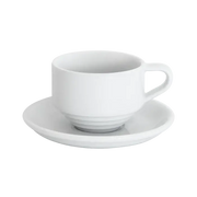 Loveramics | Deco | 165ml Flat White Cup (White)
