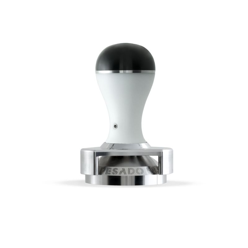 Pesado Tamper w/ Depth Adjuster - White & Black