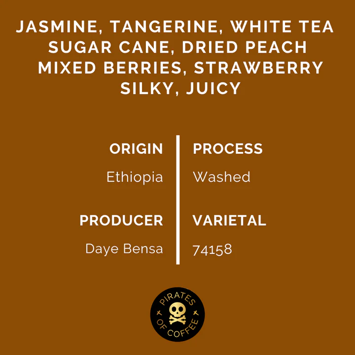 Pirates Coffee | Ethiopia Daye Bensa 250G