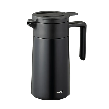 Hario Double Walled Thermal Pot Ceramic Coating 800ml - Black