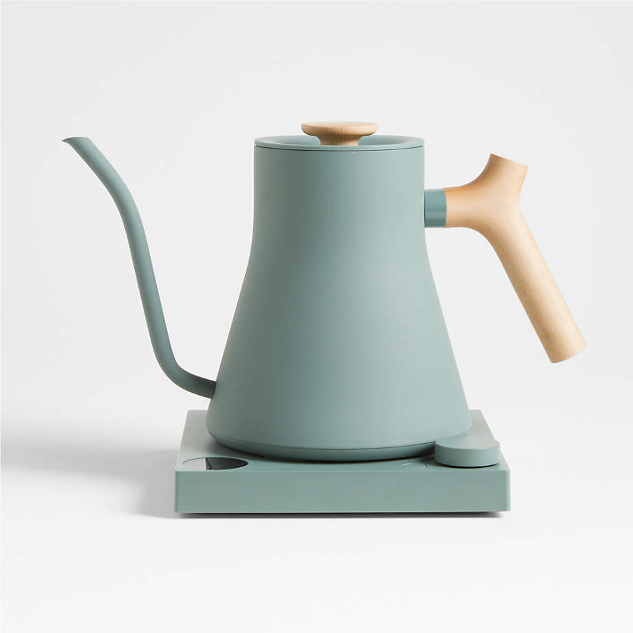 Fellow Stagg EKG Kettle - 0.9L Smoke Green + Maple
