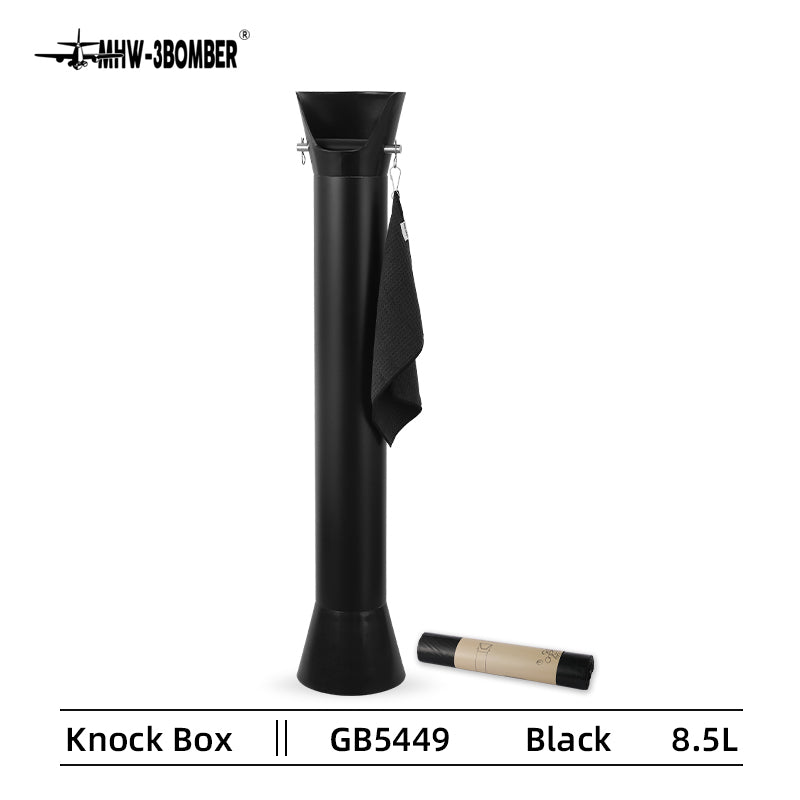 MHW-3BOMBER Coffee Knock Box Black 8.5L