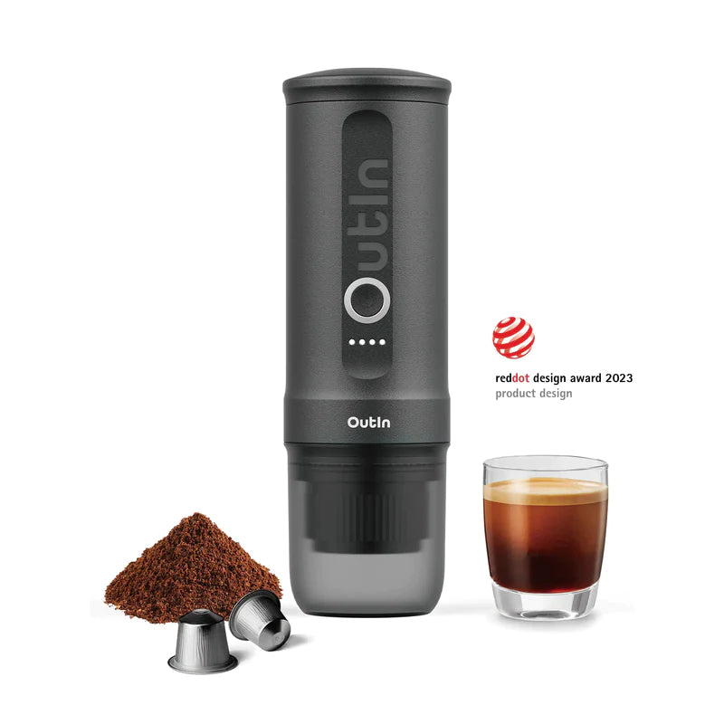 OUTIN Nano Portable Espresso Maker - Space Grey