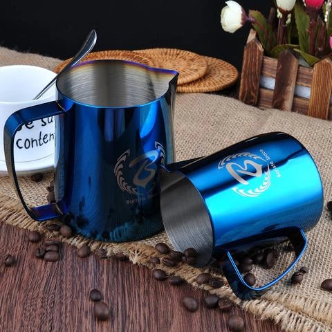Barista Space Milk Pitcher, Blue 350ml