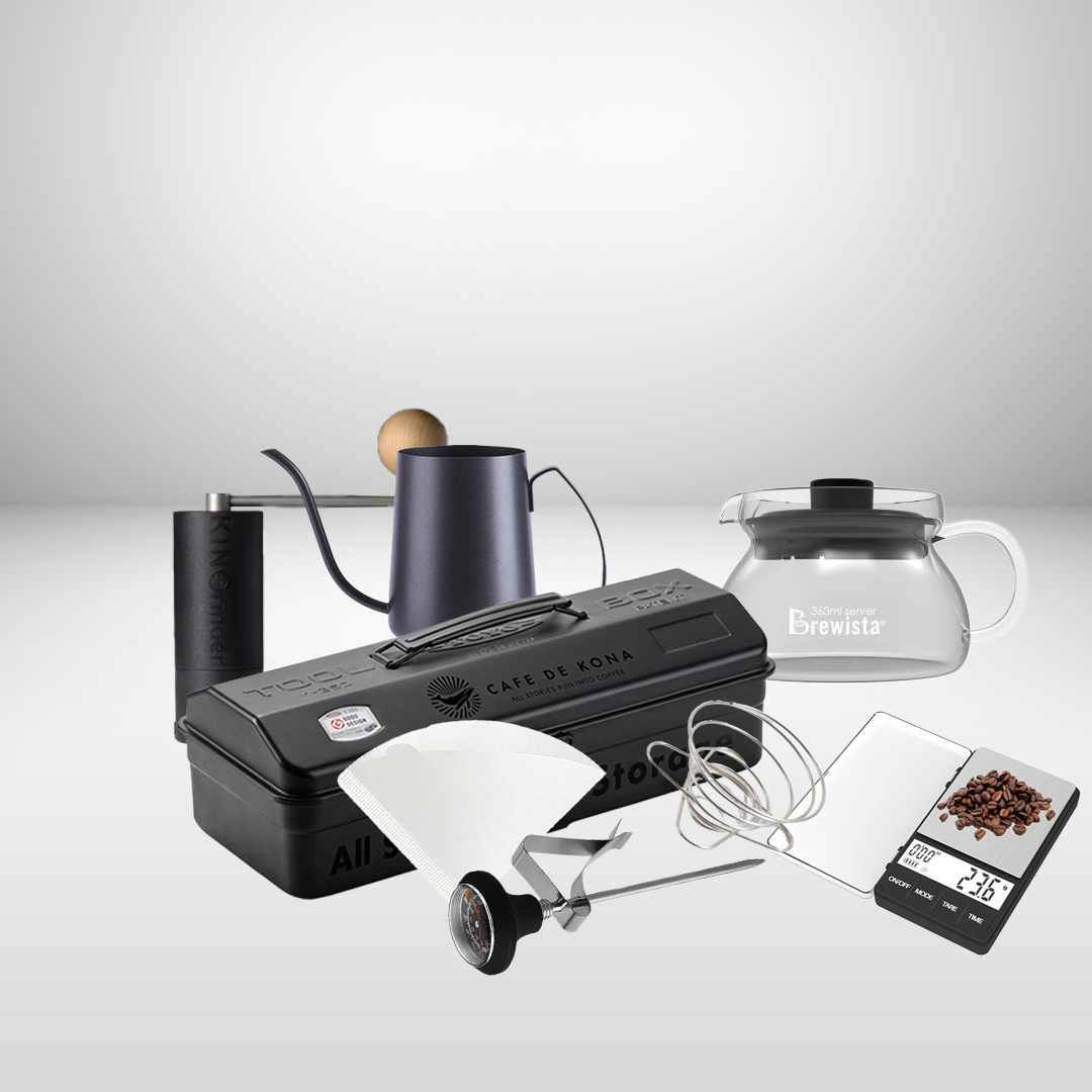 Cafe De Kona x Toyo Outdoor V60 Kit - Black