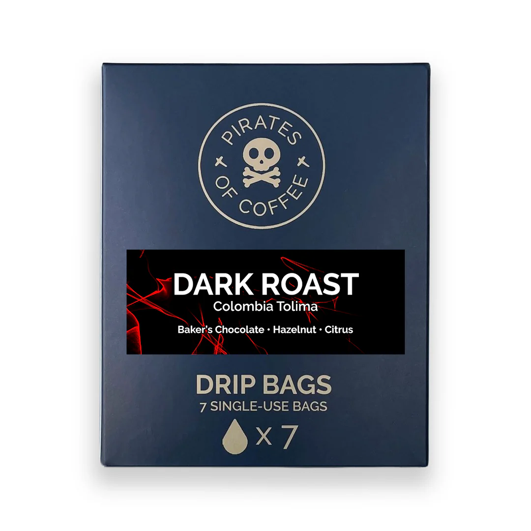 Pirates Coffee | Drip Coffee Colombia Dark Roast 7pcs