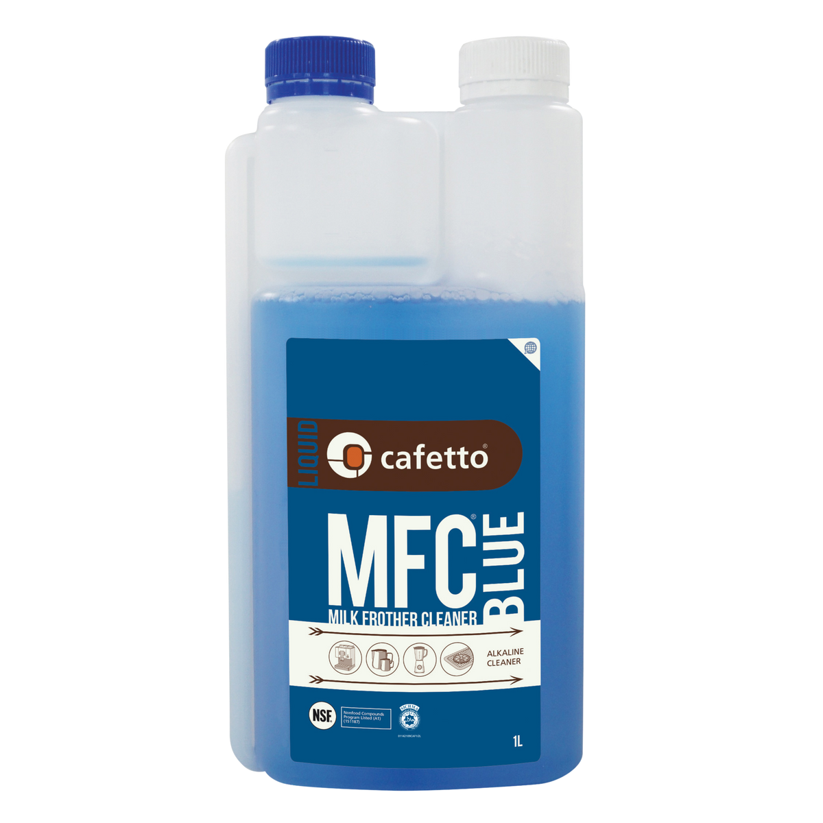 CAFETTO MFC Blue Milk Frother Cleaner 1Liter