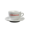 كوب وصحن كابتشينو لا مارزوكو بشعار LM Linea