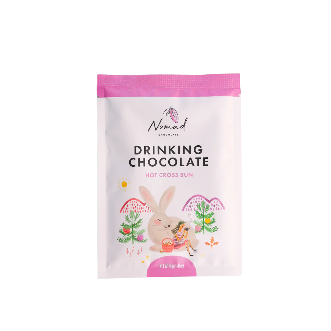 NOMAD | HOT CHOCOLATE HOT CROSS BUN 40 g