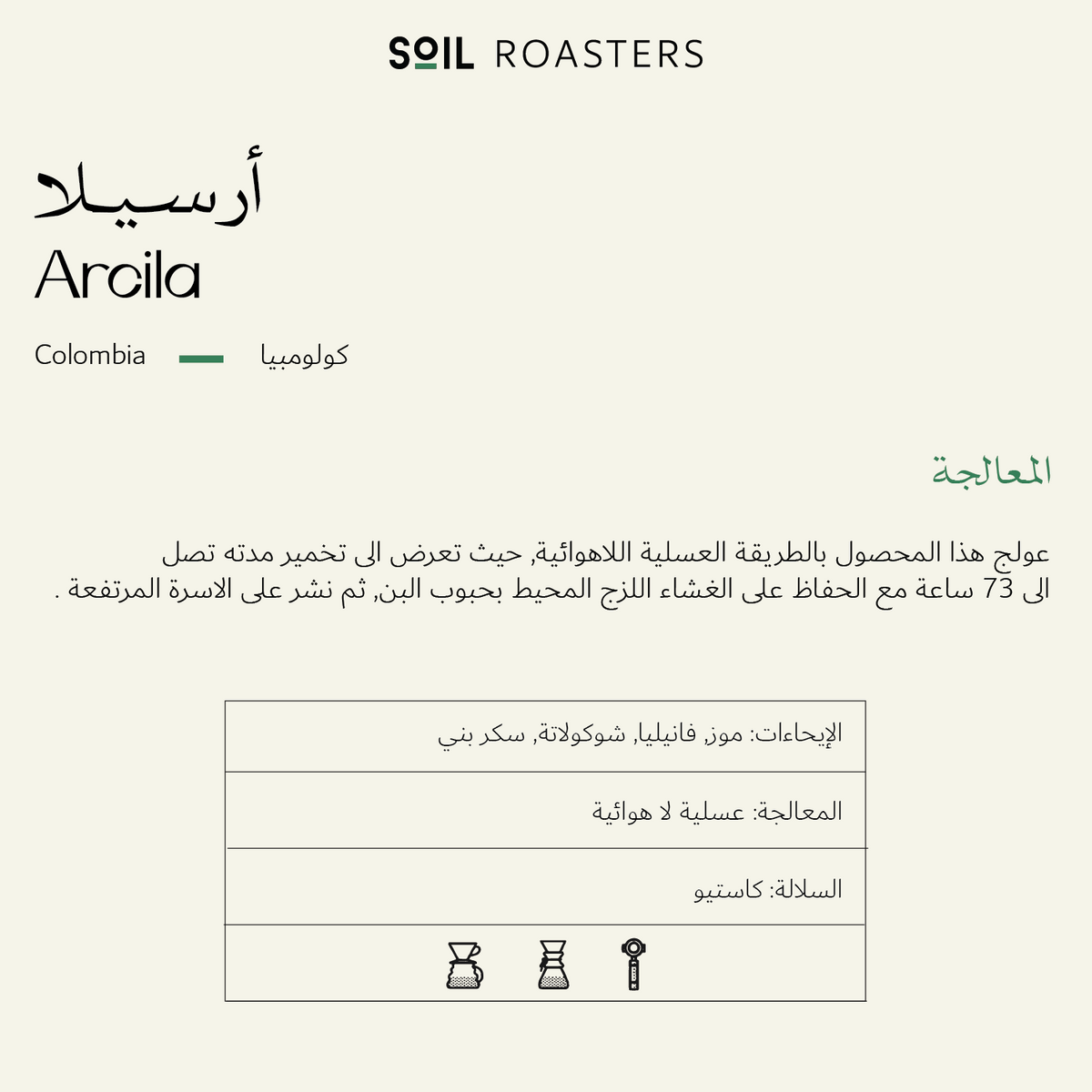 SOIL Colombia Arcila 250G