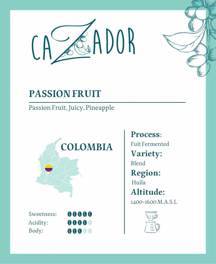 Cazador | Colombia Passion Fruit - 200G