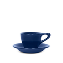 NotNeutral Lino Espresso Cup with Saucer 3oz - Dark Blue