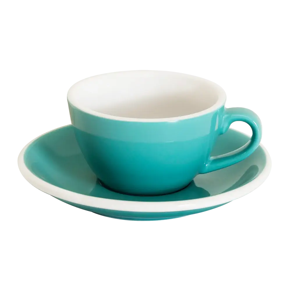 Loveramics | Egg | 150ml Flat White Cup (Teal)