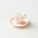 Origami Espresso Cup with Saucer 3oz - Pink