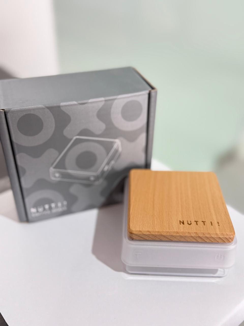 Nutti Geo-C Coffee Scale White