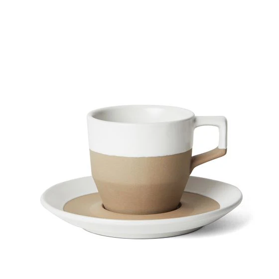NotNeutral | White Pico Cappuccino Cup & Saucer