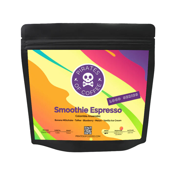 PIRATES COFFEE Colombia Smoothie Honey Espresso 250G