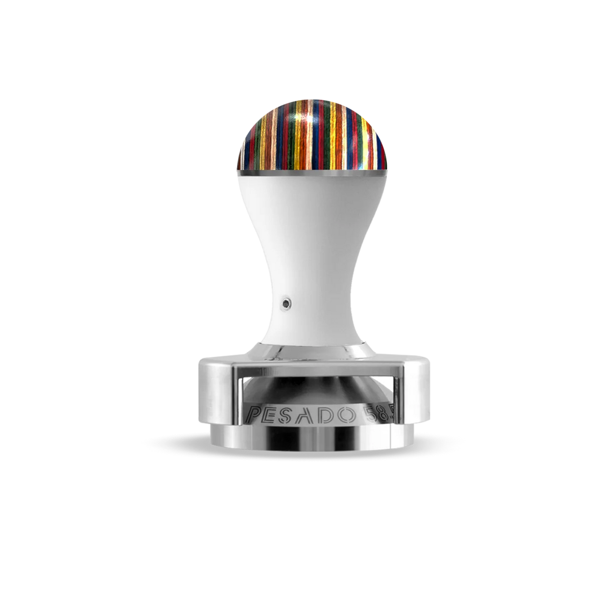 PESADO 58.5 Tamper w/ Depth Adjuster - White & Iris 58.5