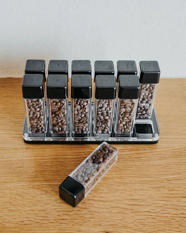 NORMCORE 12 TUBES COFFEE BEAN CELLARS WITH STAND