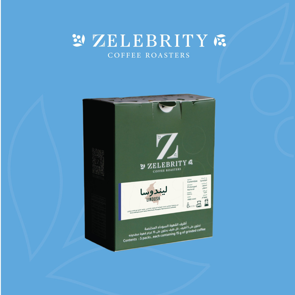 ZELEBRITY COLOMBIA LINDOSA DRIP COFFEE 5BAGS