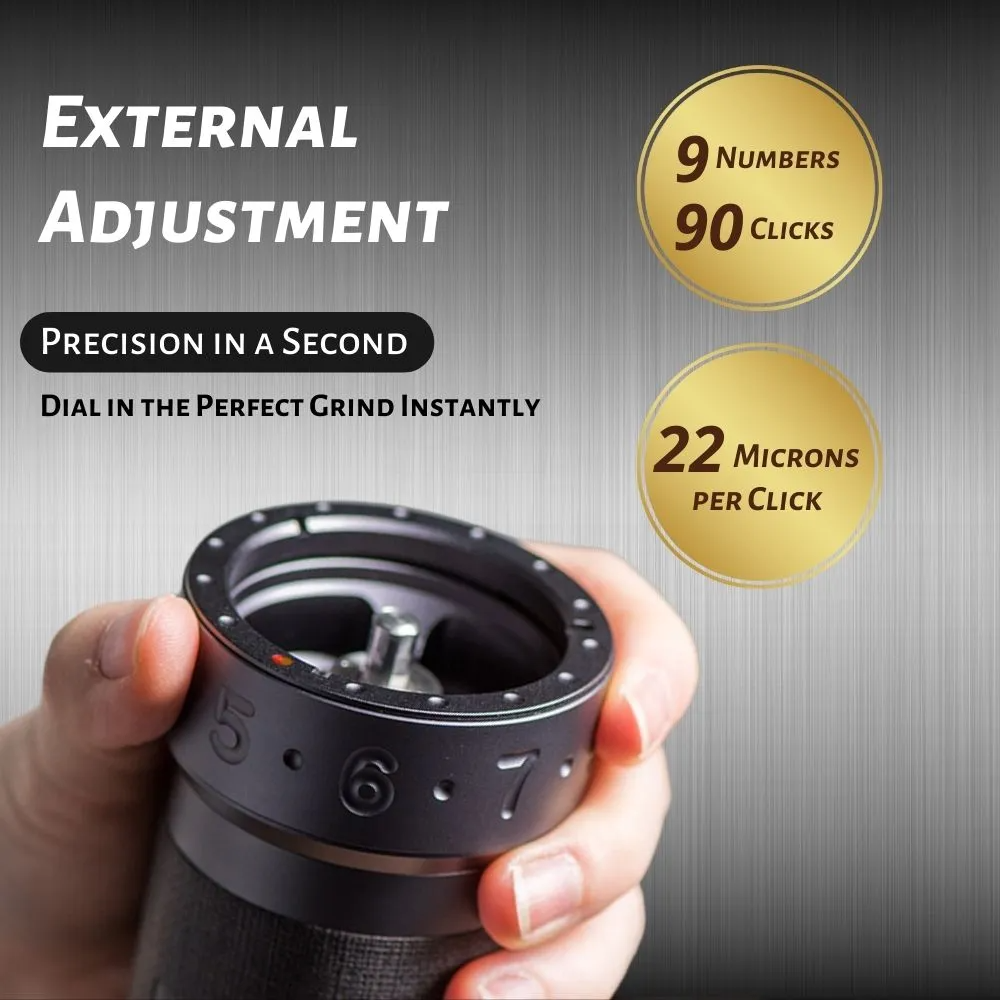 1ZPresso | ZP6 S Manual Coffee Grinder - Iron Gray