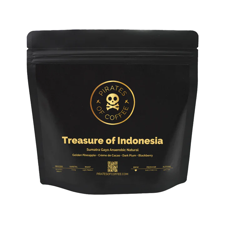 Pirates TREASURE OF INDONESIA Sumatra Gayo Anaerobic Natural 250G