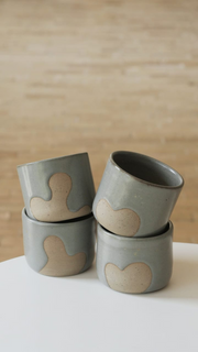 KALOKA POTTERY رمادي بارد للبصر 200 مل