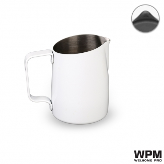 WPM Sharp Spout Milk Pitcher White 450ML