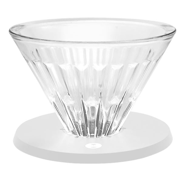 TIMEMORE | Crystal Eye Glass Dripper White 01