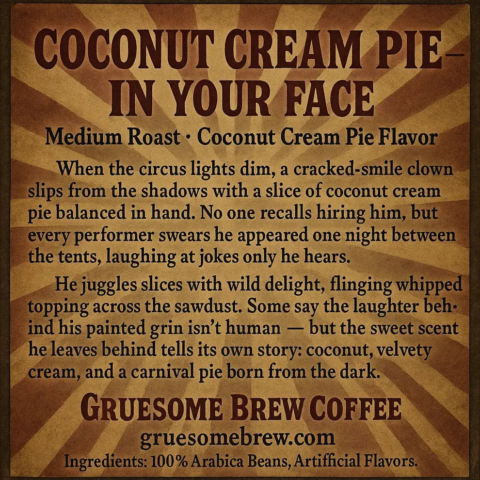 Gruesome | Coconut Cream Pie in Your Face 227G