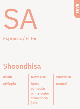 MANHATTAN Ethiopia Shoodhisa Natural Filter 250G