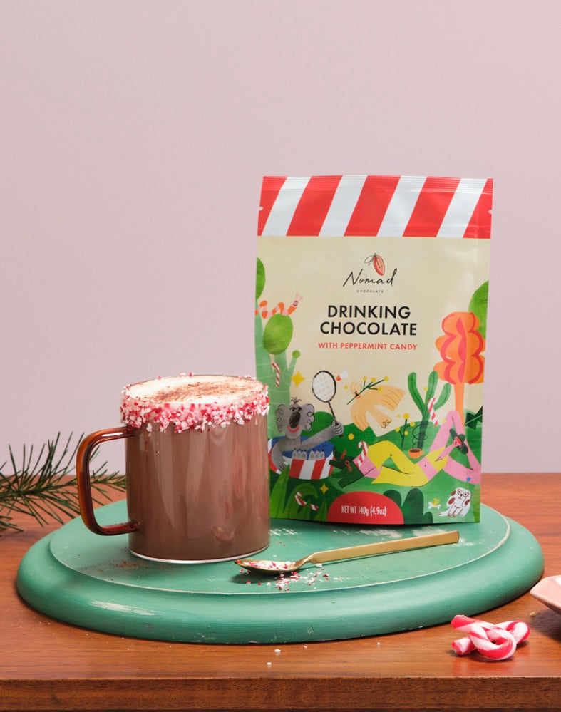 NOMAD | CHOCOLATE PEPPERMINT CANDY 140 g
