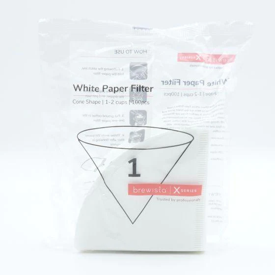 Brewista X Series Cone shape paper filter 1-2cups 100pcs