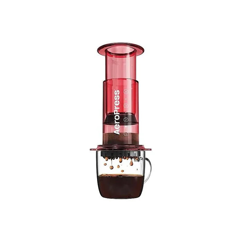 AeroPress - Coffee Maker Clear Clear Red