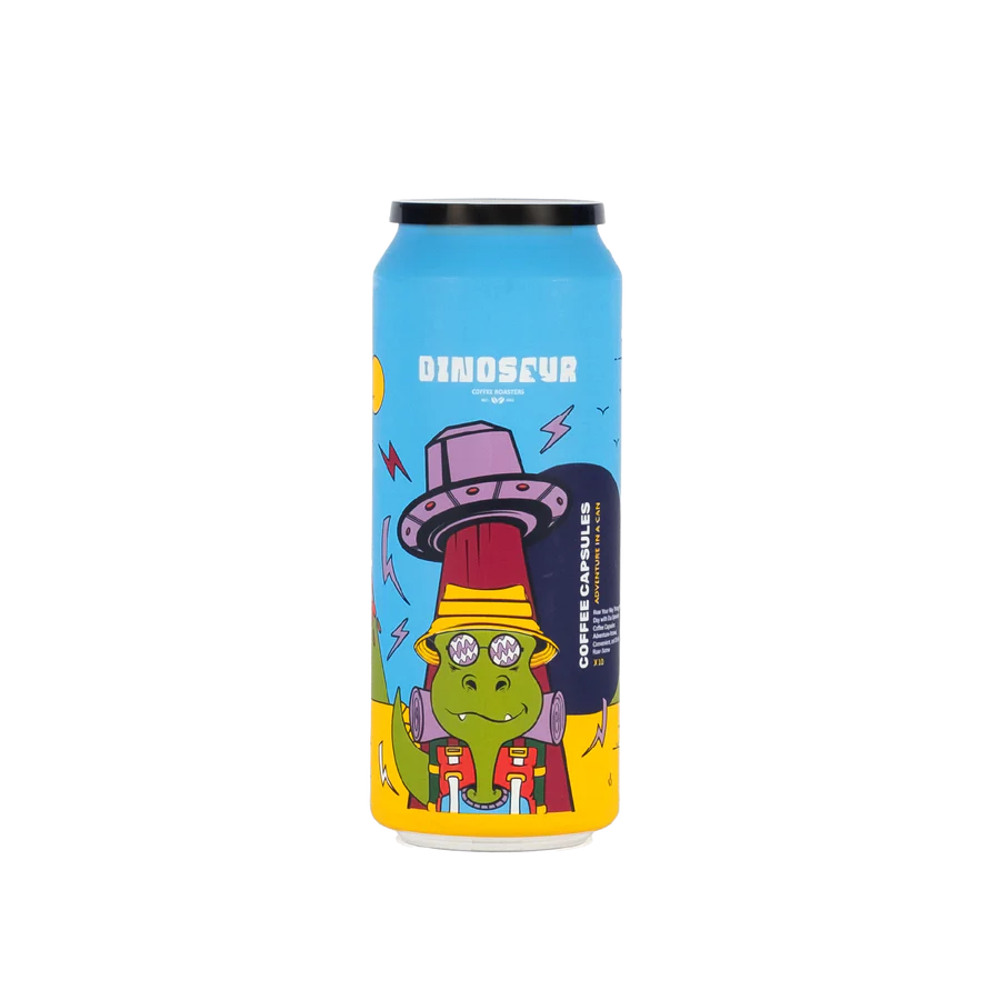 DINOSOUR COFFEE CAPSULES | ADVENTURE IN A CAN COLOMBIA