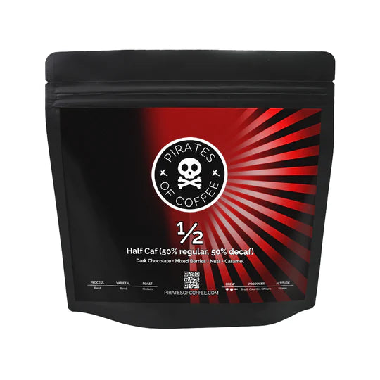 PIRATES COFFEE Half Caf Blend 250G
