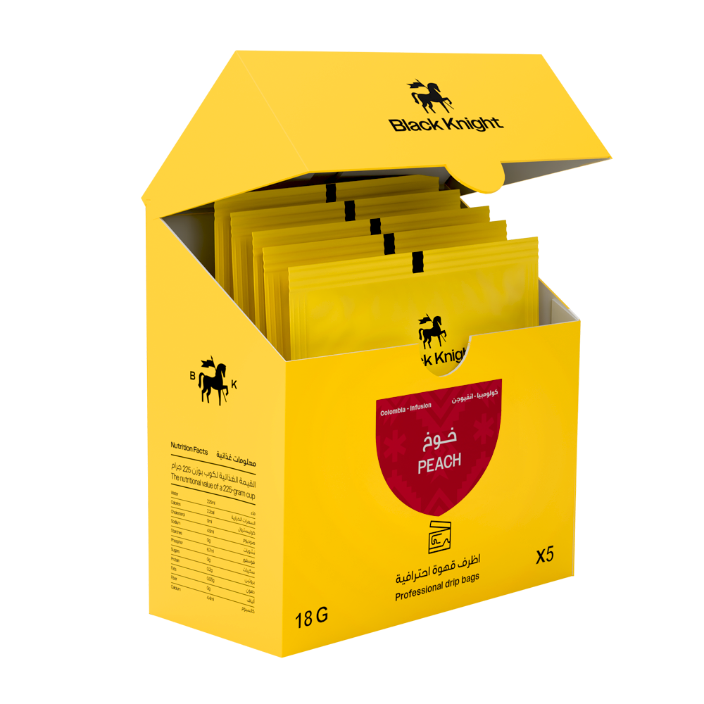 Black Knight | Drip Coffee Colombia Peach 5pcs