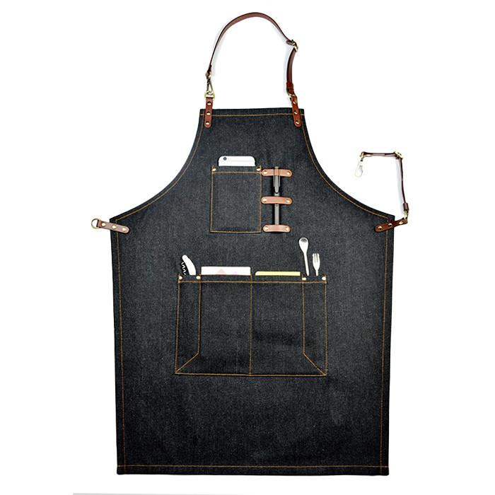 Barista Space - Apron with Leather straps