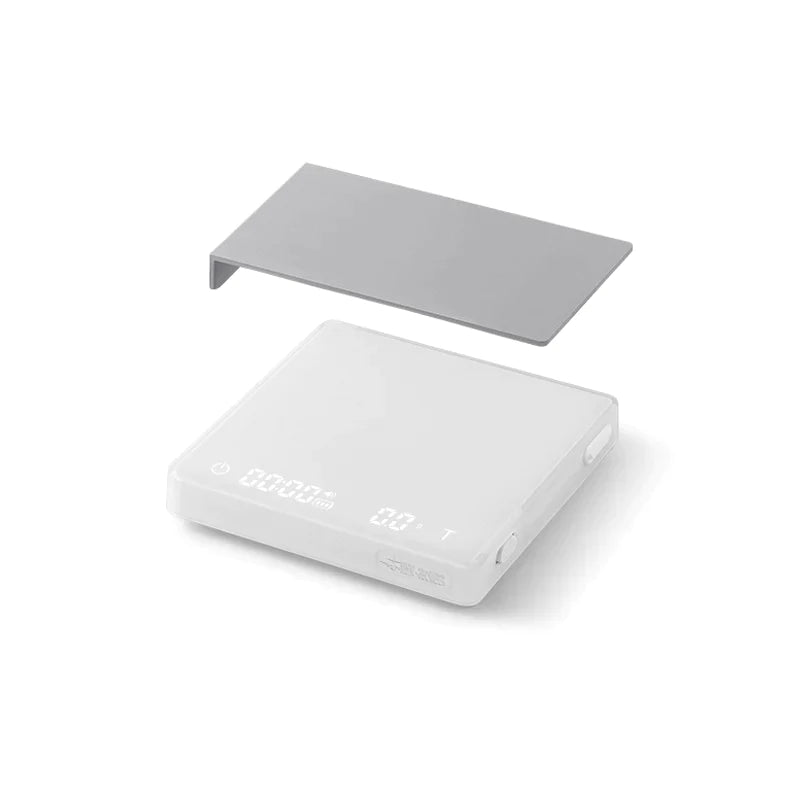 MHW-3BOMBER Cube Coffee Scale-2.0 mini white