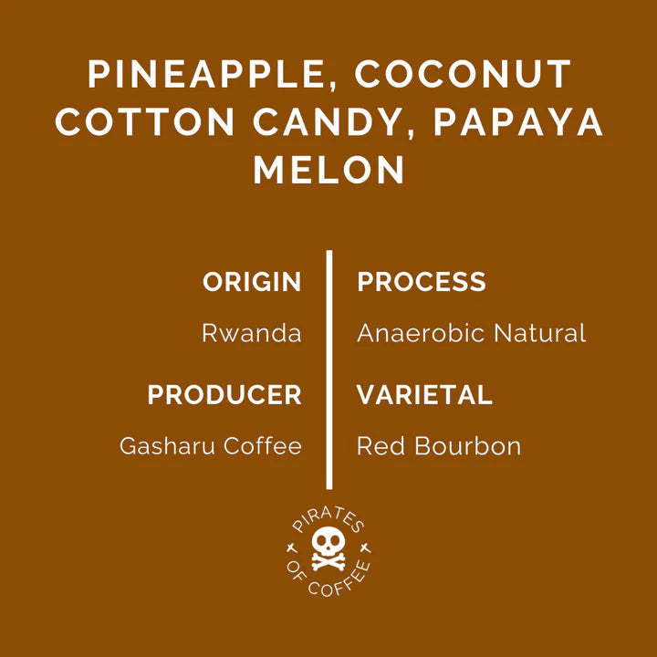 PIRATES COFFEE Rwanda Cloud Candy 250G